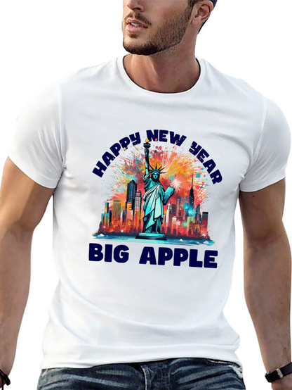 Happy New Year Big Apple T-Shirt