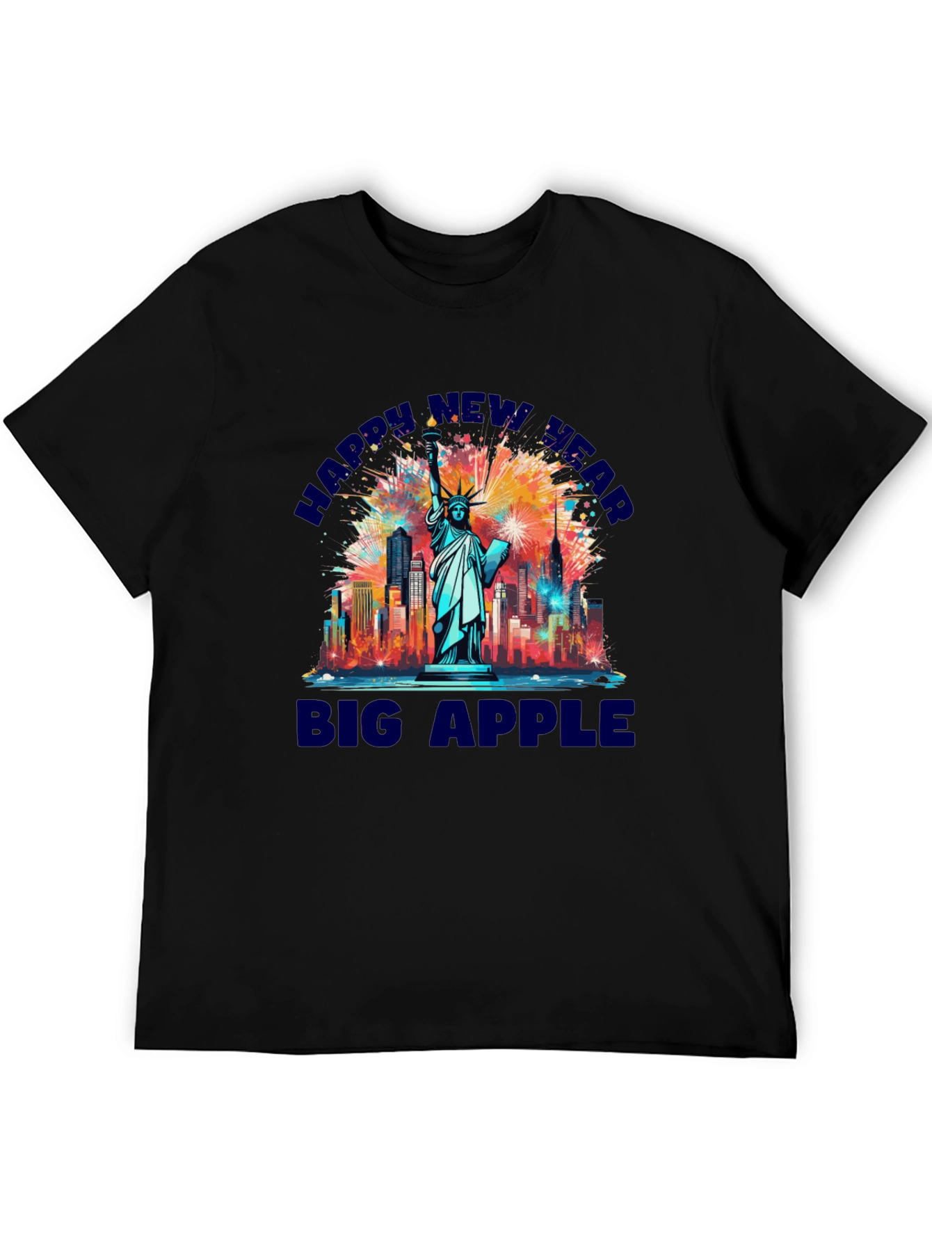 Happy New Year Big Apple T-Shirt