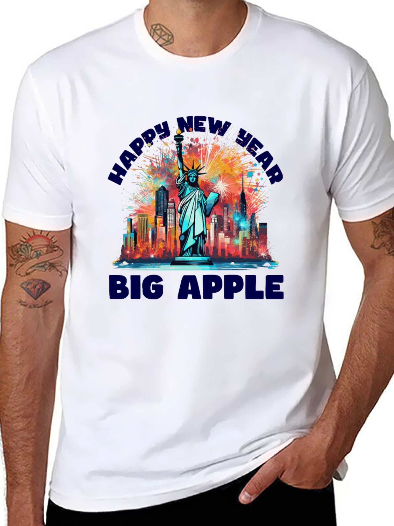 Happy New Year Big Apple T-Shirt