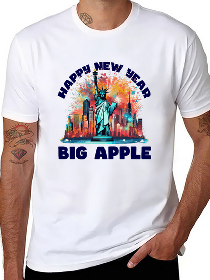 Happy New Year Big Apple T-Shirt