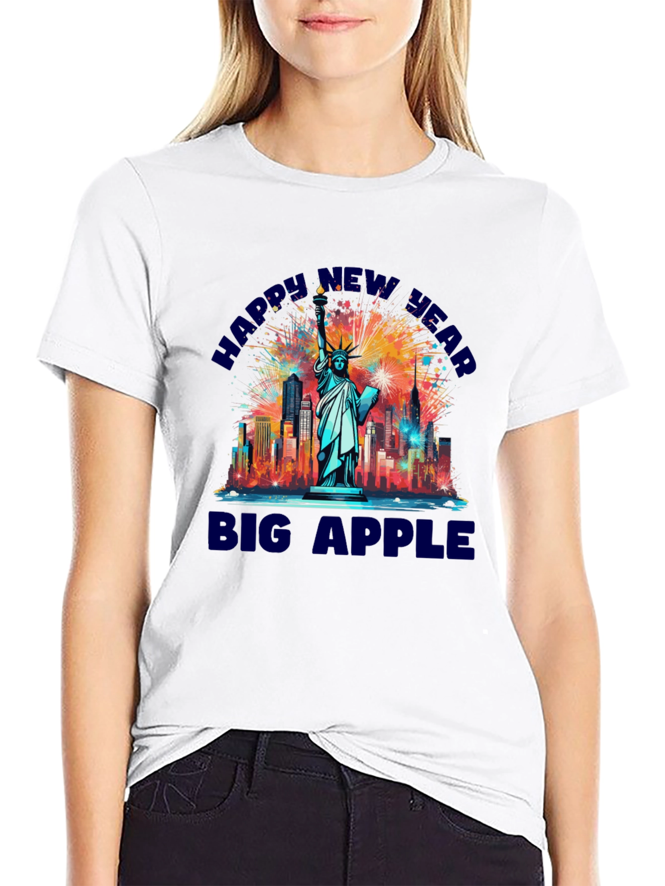 Happy New Year Big Apple T-Shirt