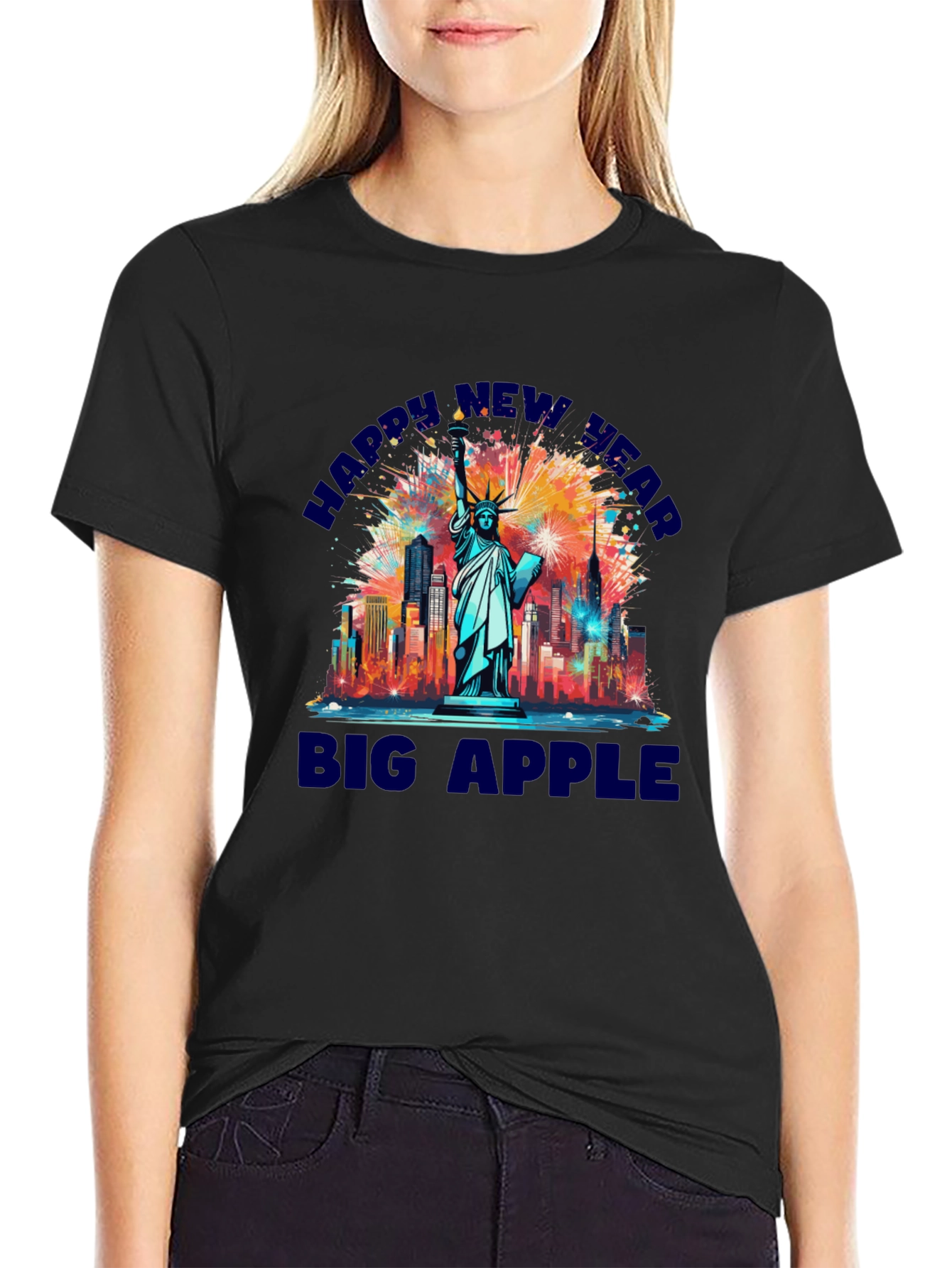 Happy New Year Big Apple T-Shirt