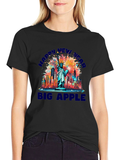 Happy New Year Big Apple T-Shirt