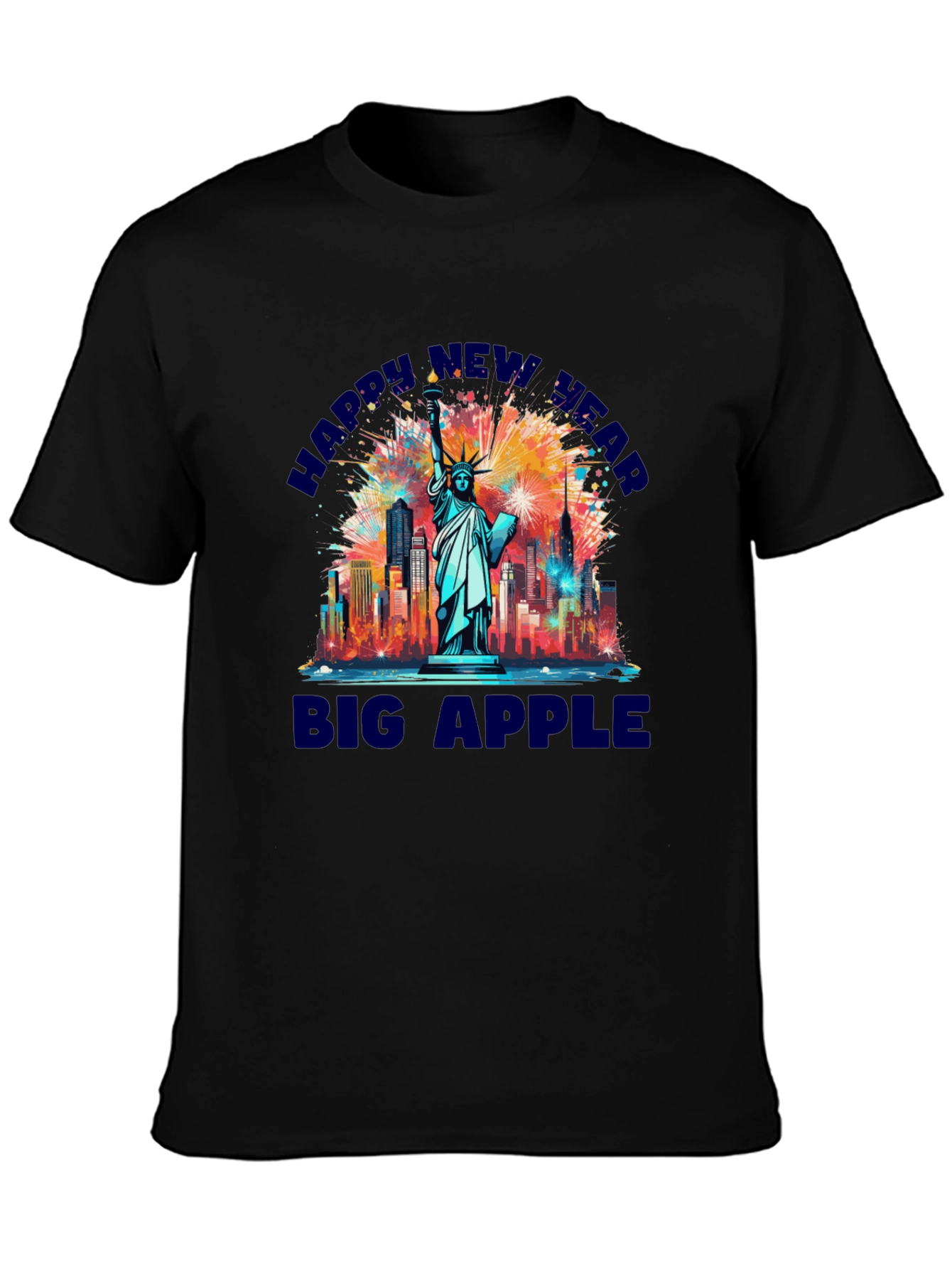Happy New Year Big Apple T-Shirt