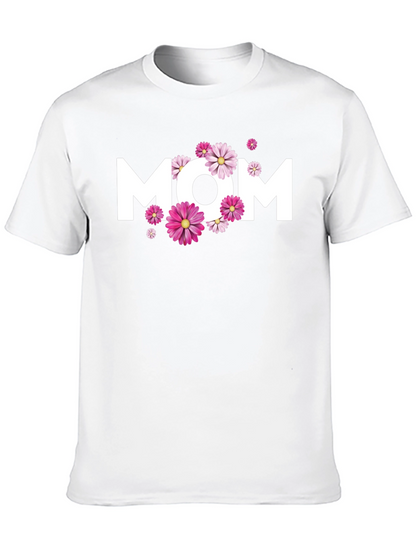Floral MOM Graphic T-Shirt - Mothers Day Apparel