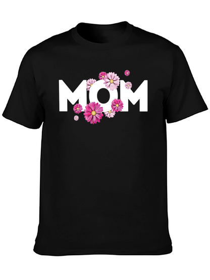 Floral MOM Graphic T-Shirt - Mothers Day Apparel