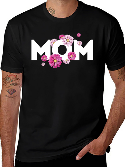 Floral MOM Graphic T-Shirt - Mothers Day Apparel