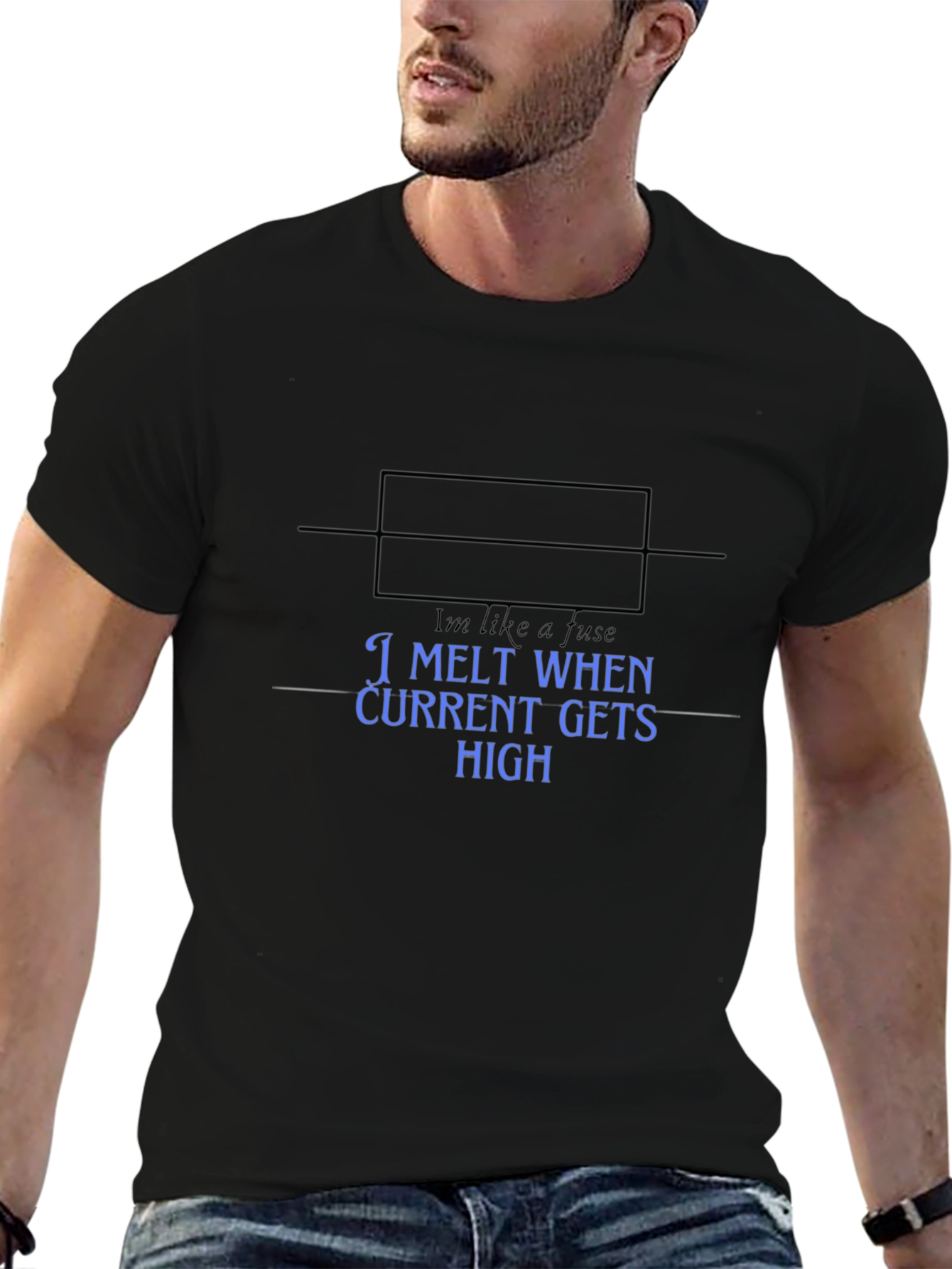 I Melt When Current Gets High Mens T-Shirt