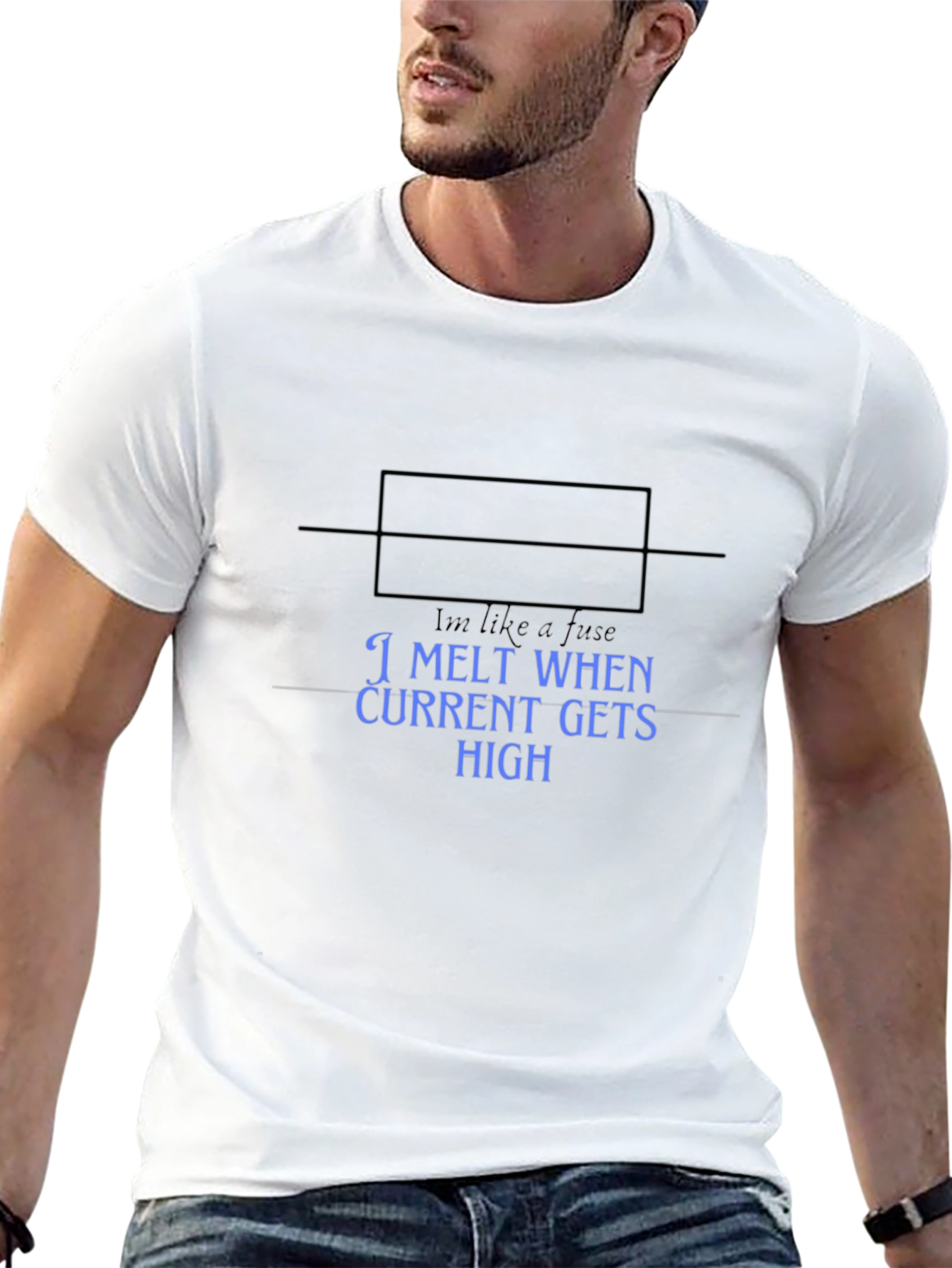 I Melt When Current Gets High Mens T-Shirt