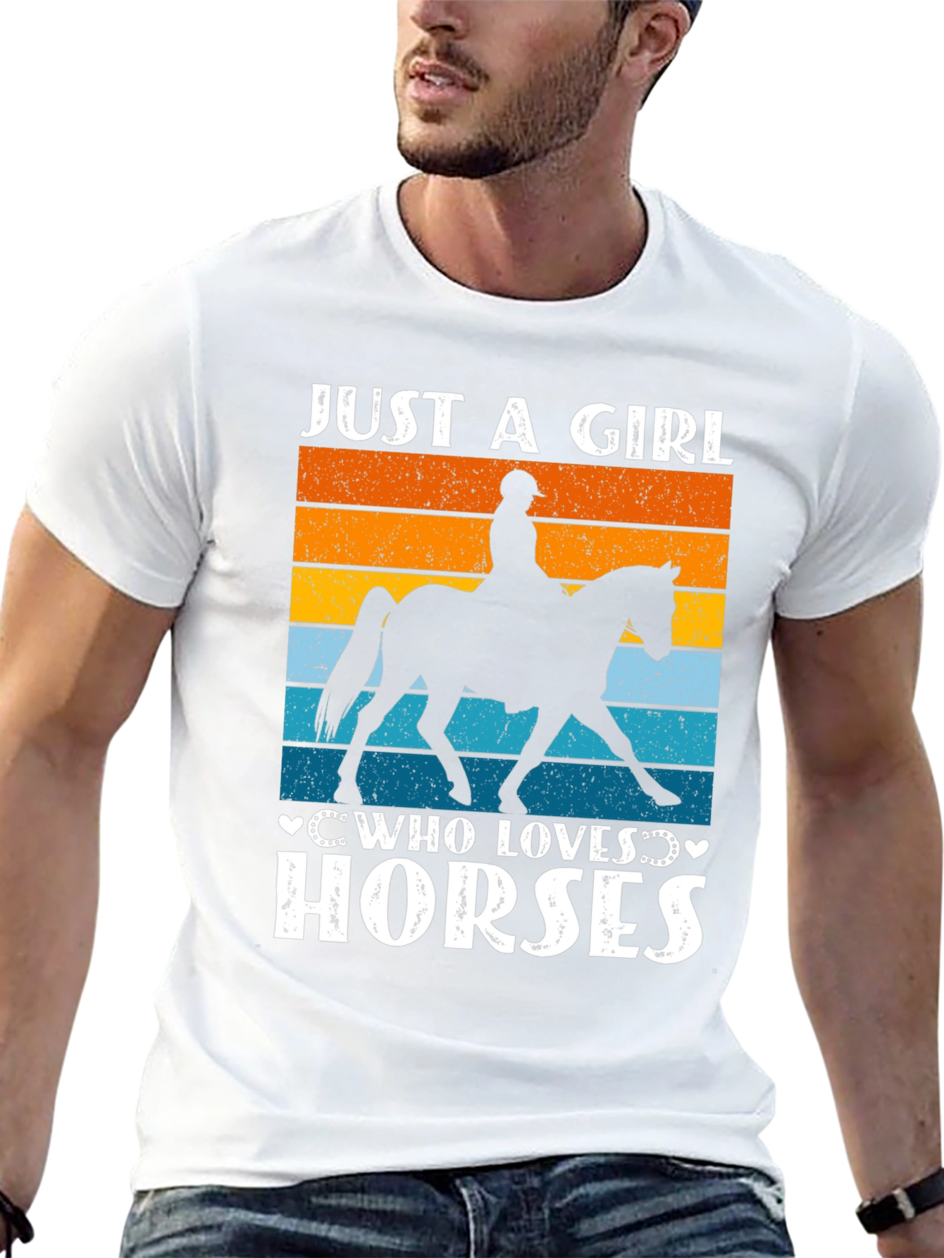 Just a Girl Who Loves Horses T-Shirt