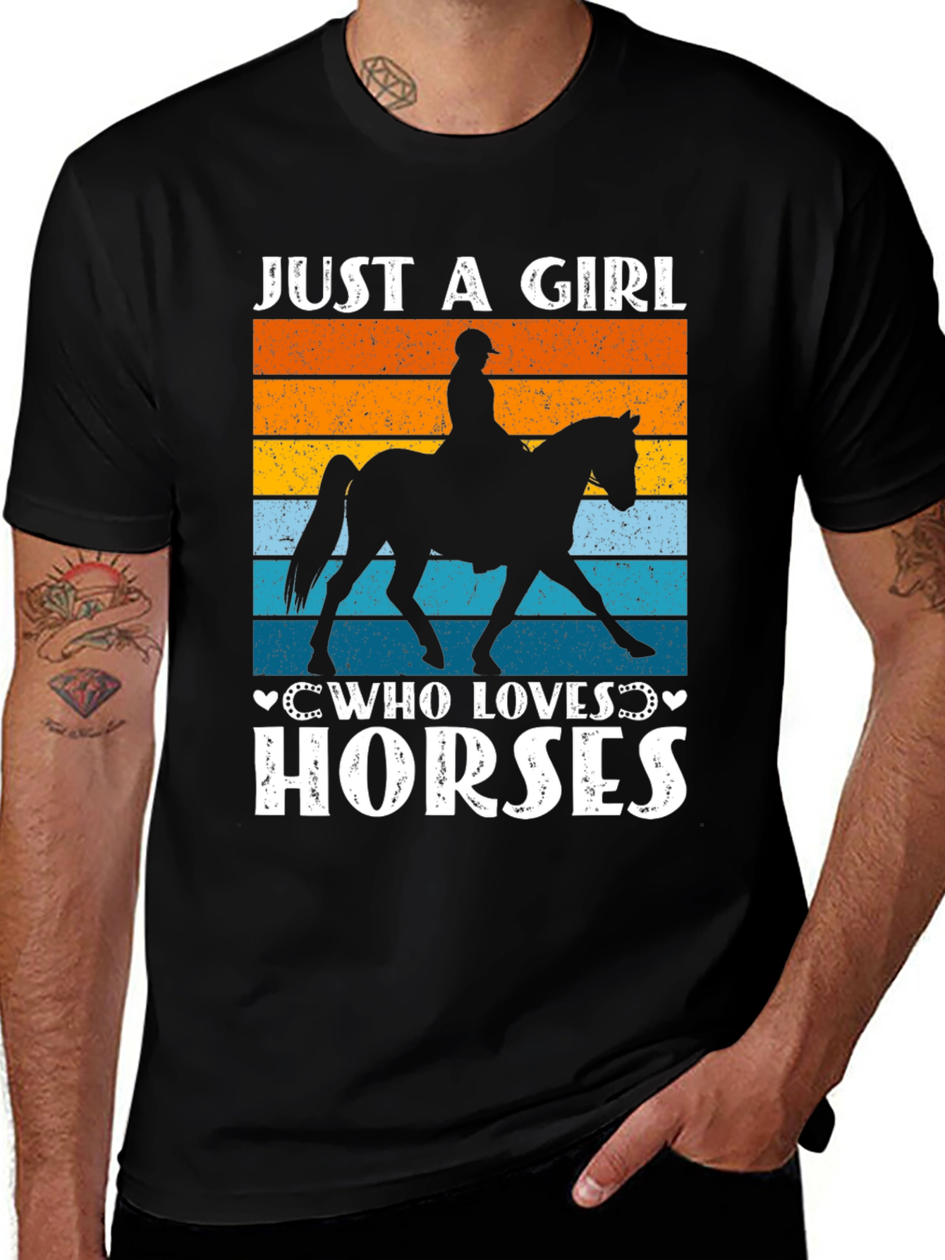 Just a Girl Who Loves Horses T-Shirt