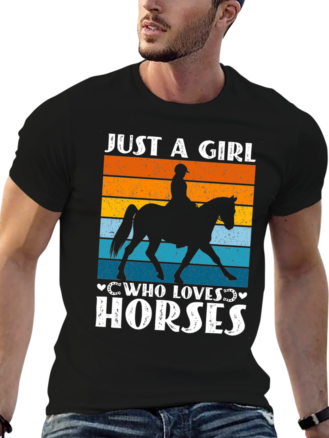 Just a Girl Who Loves Horses T-Shirt