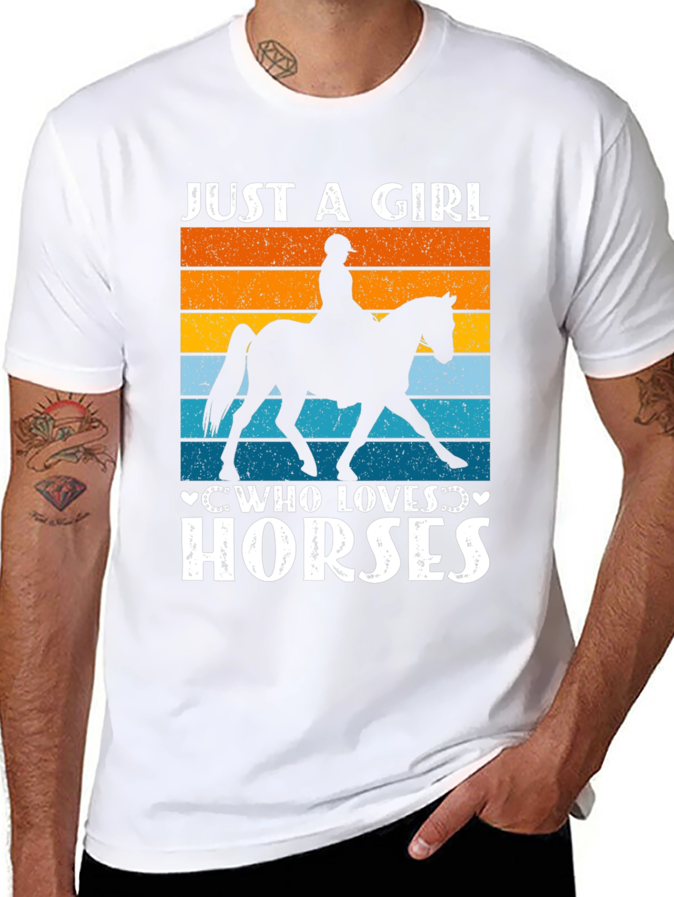 Just a Girl Who Loves Horses T-Shirt