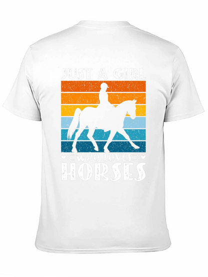 Just a Girl Who Loves Horses T-Shirt