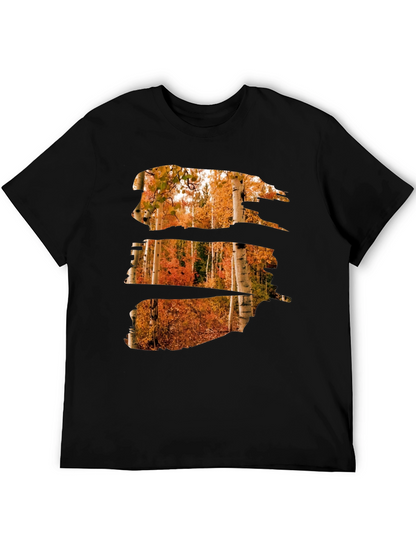 Autumn Forest T-Shirt - Nature Scene Graphic Tee