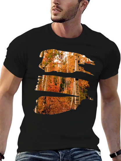Autumn Forest T-Shirt - Nature Scene Graphic Tee