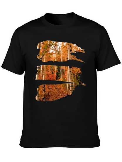 Autumn Forest T-Shirt - Nature Scene Graphic Tee