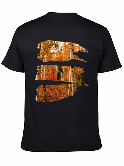 Autumn Forest T-Shirt - Nature Scene Graphic Tee