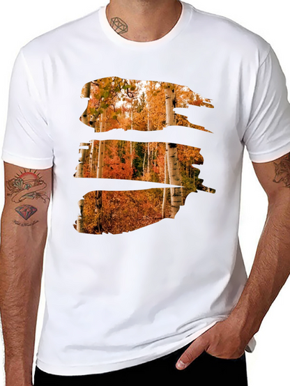 Autumn Forest T-Shirt - Nature Scene Graphic Tee