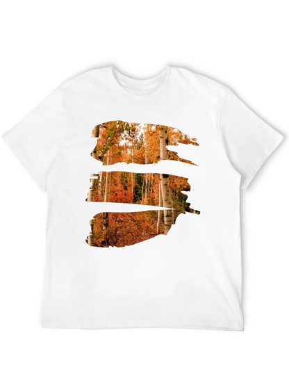 Autumn Forest T-Shirt - Nature Scene Graphic Tee