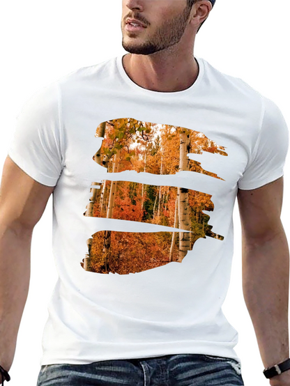 Autumn Forest T-Shirt - Nature Scene Graphic Tee