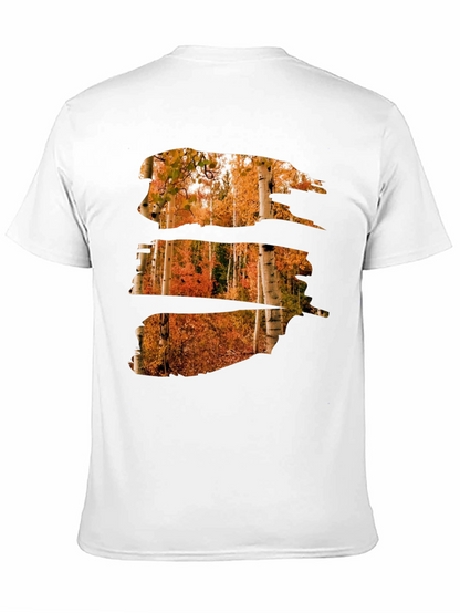 Autumn Forest T-Shirt - Nature Scene Graphic Tee