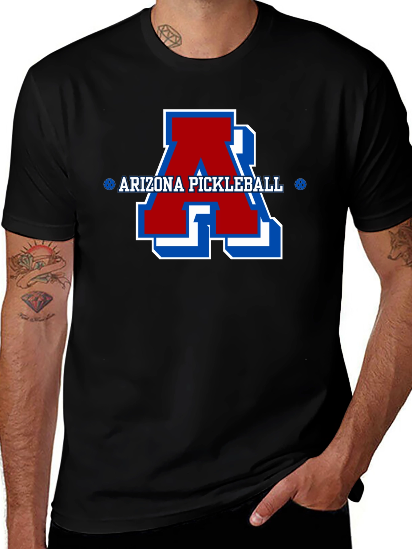 Arizona Pickleball T-Shirt - Black