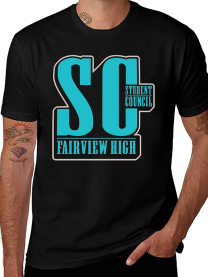 Fairview High Student Council Black T-Shirt