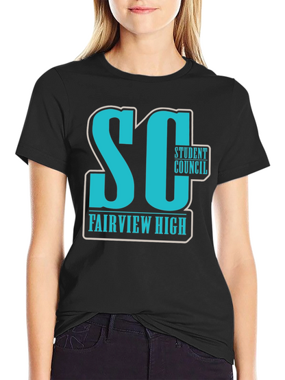Fairview High Student Council Black T-Shirt