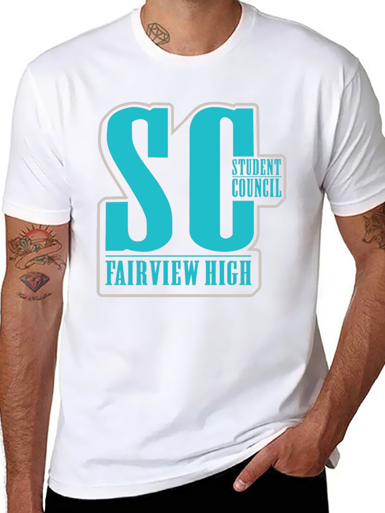 Fairview High Student Council Black T-Shirt