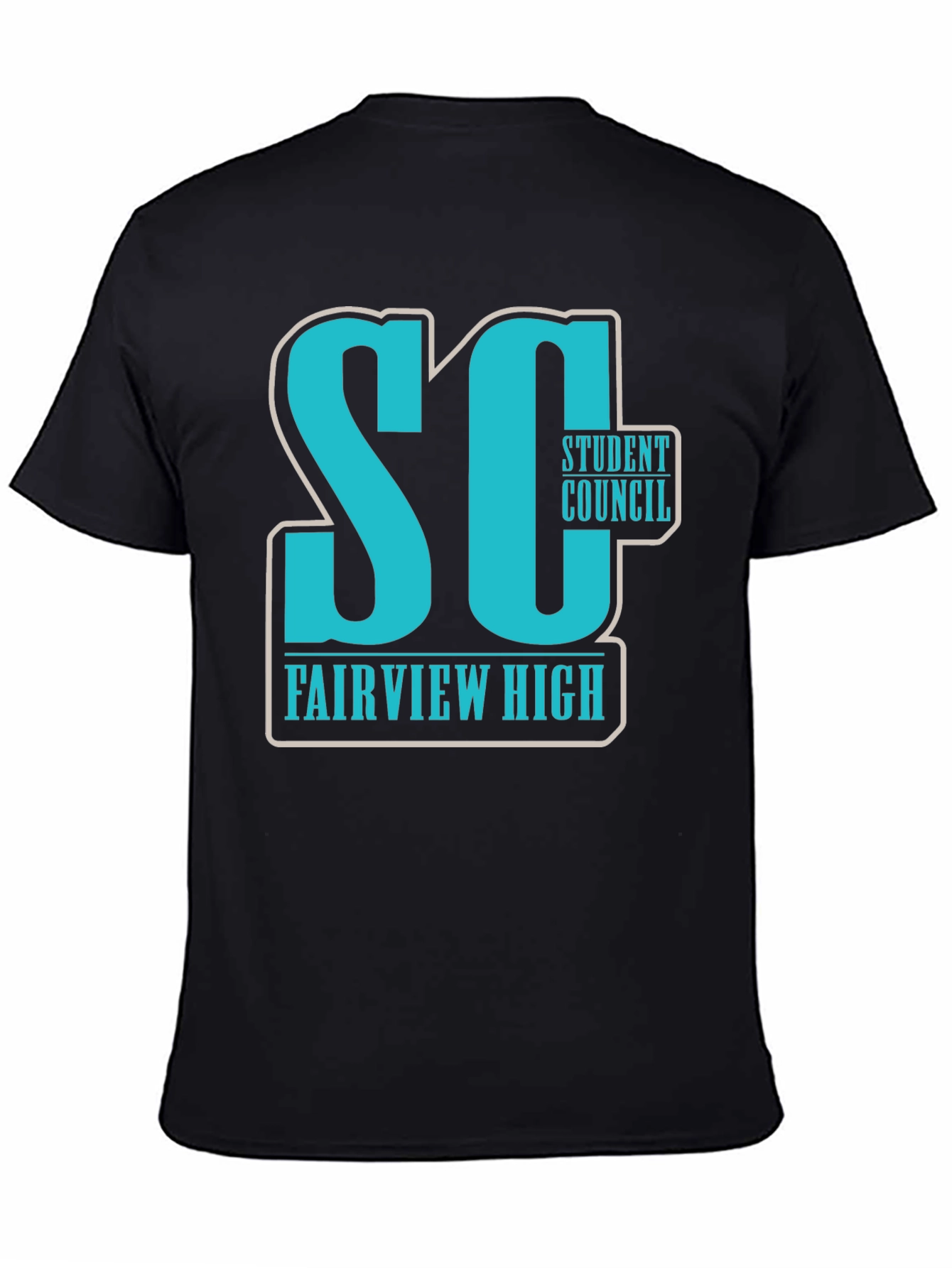Fairview High Student Council Black T-Shirt
