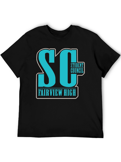 Fairview High Student Council Black T-Shirt