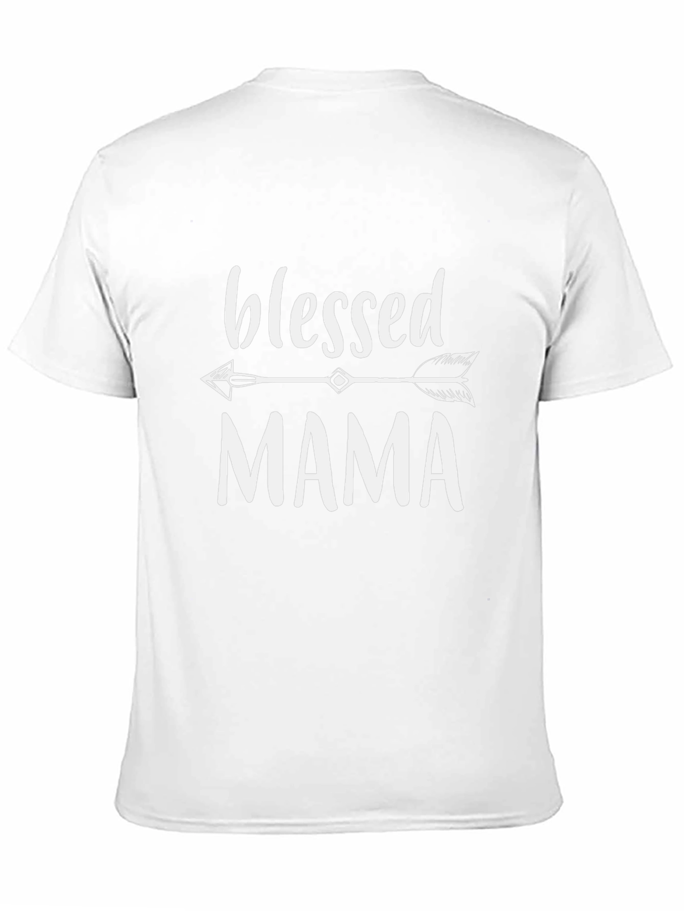 Blessed Mama Arrow Graphic T-Shirt - Black