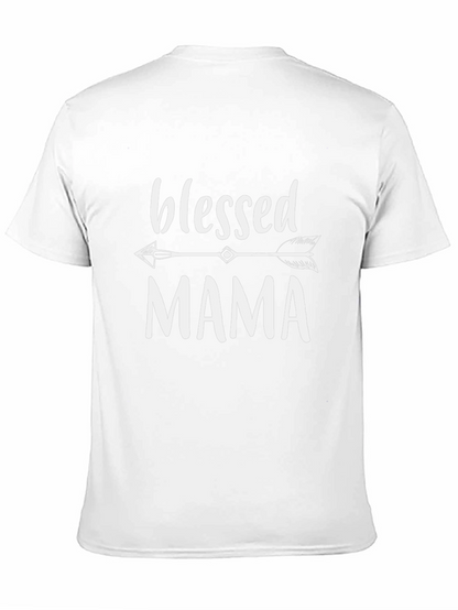 Blessed Mama Arrow Graphic T-Shirt - Black