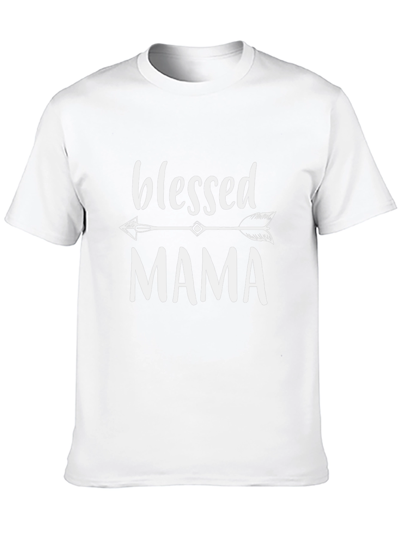 Blessed Mama Arrow Graphic T-Shirt - Black