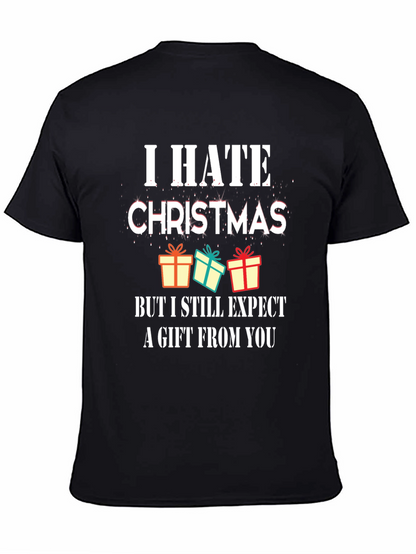 I Hate Christmas Graphic Tee - Funny Holiday T-Shirt