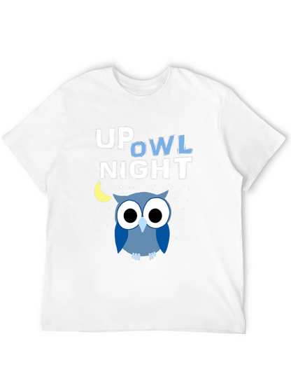 Up Owl Night Graphic T-Shirt