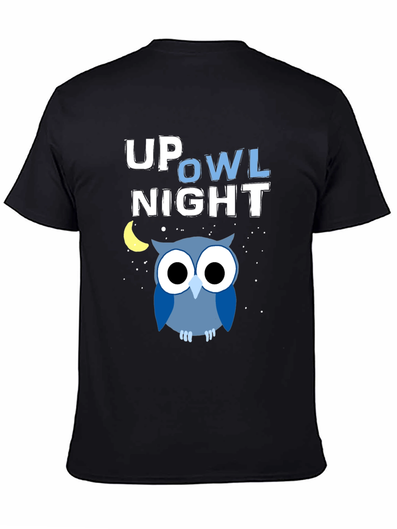 Up Owl Night Graphic T-Shirt