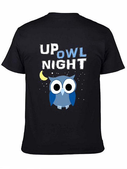 Up Owl Night Graphic T-Shirt