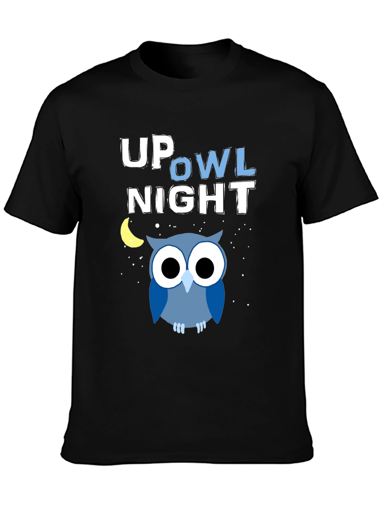 Up Owl Night Graphic T-Shirt