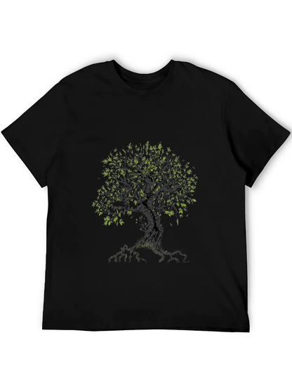 Tree Graphic Black Tee