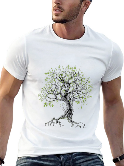 Tree Graphic Black Tee