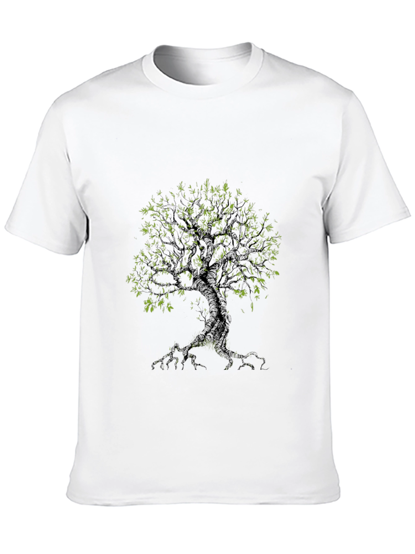 Tree Graphic Black Tee
