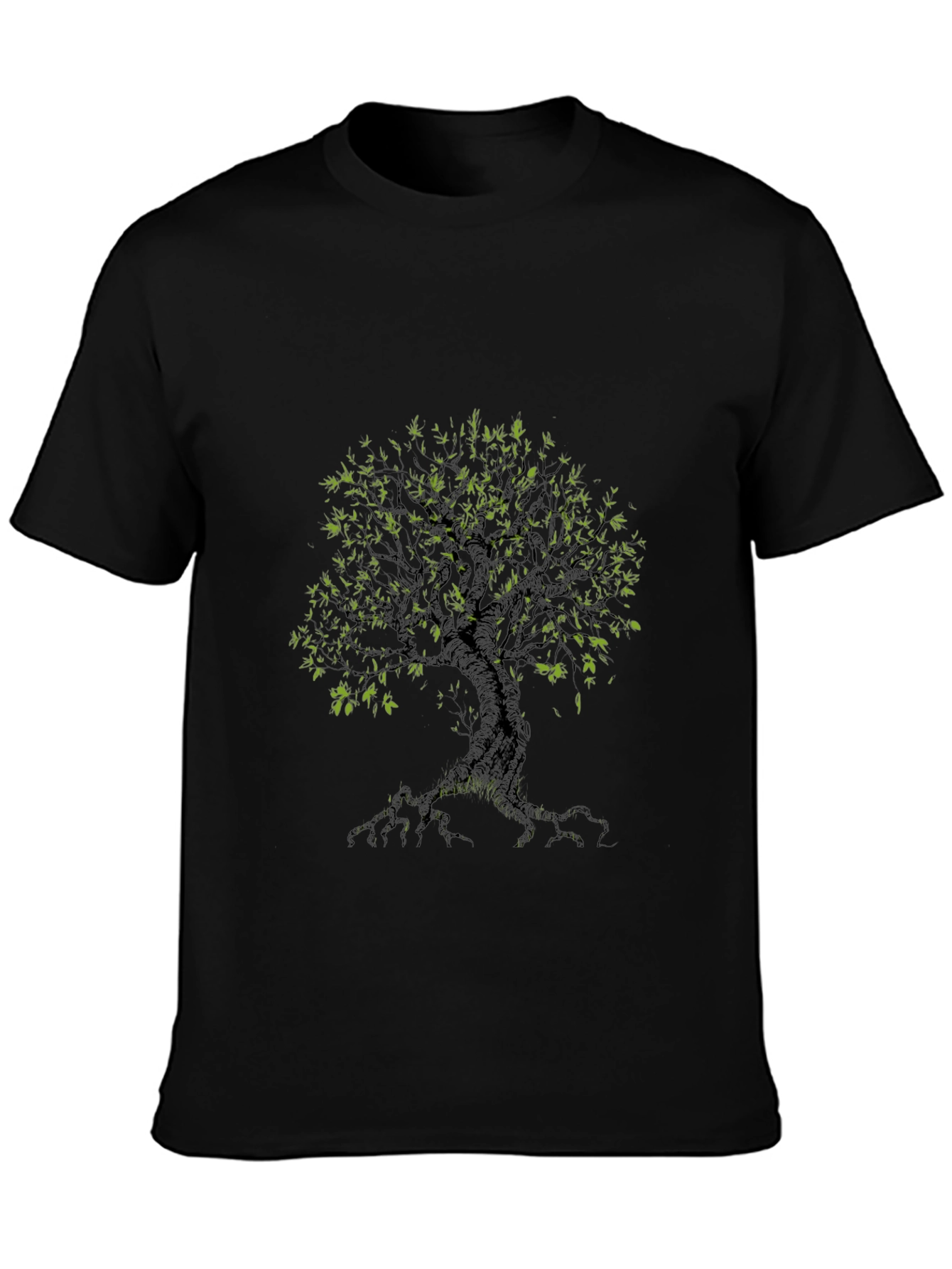 Tree Graphic Black Tee