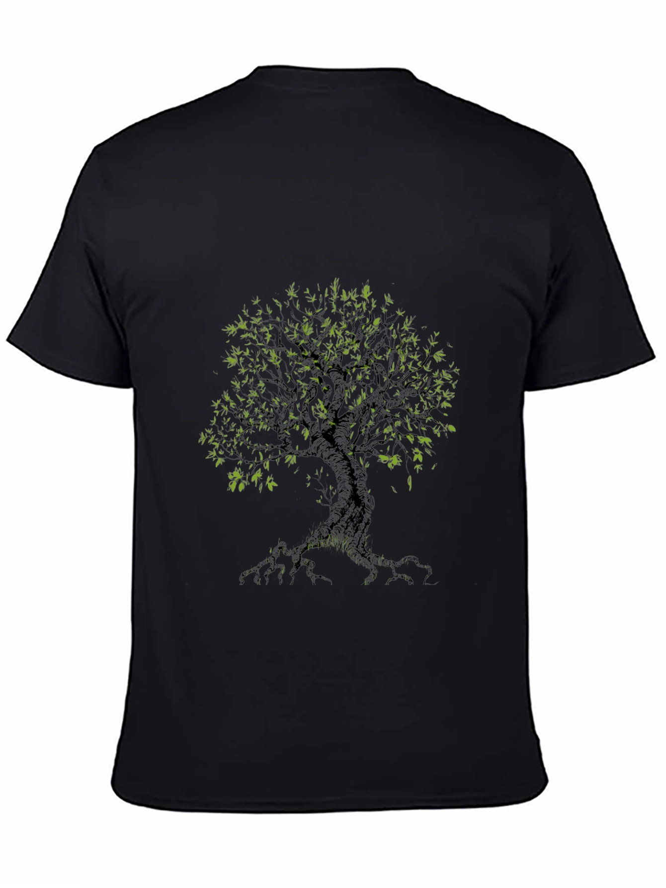 Tree Graphic Black Tee