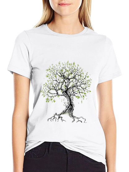 Tree Graphic Black Tee