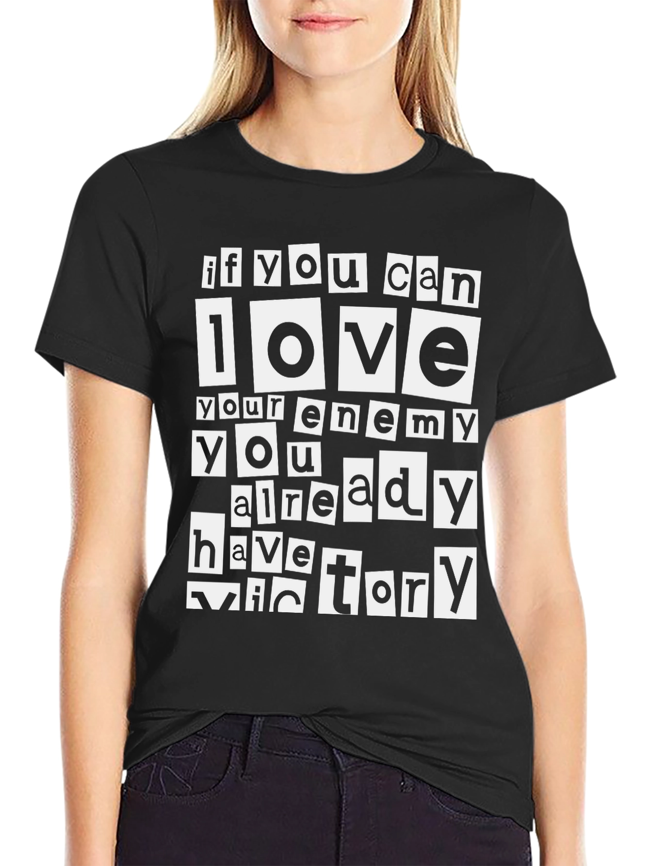 Love Your Enemy Graphic T-Shirt