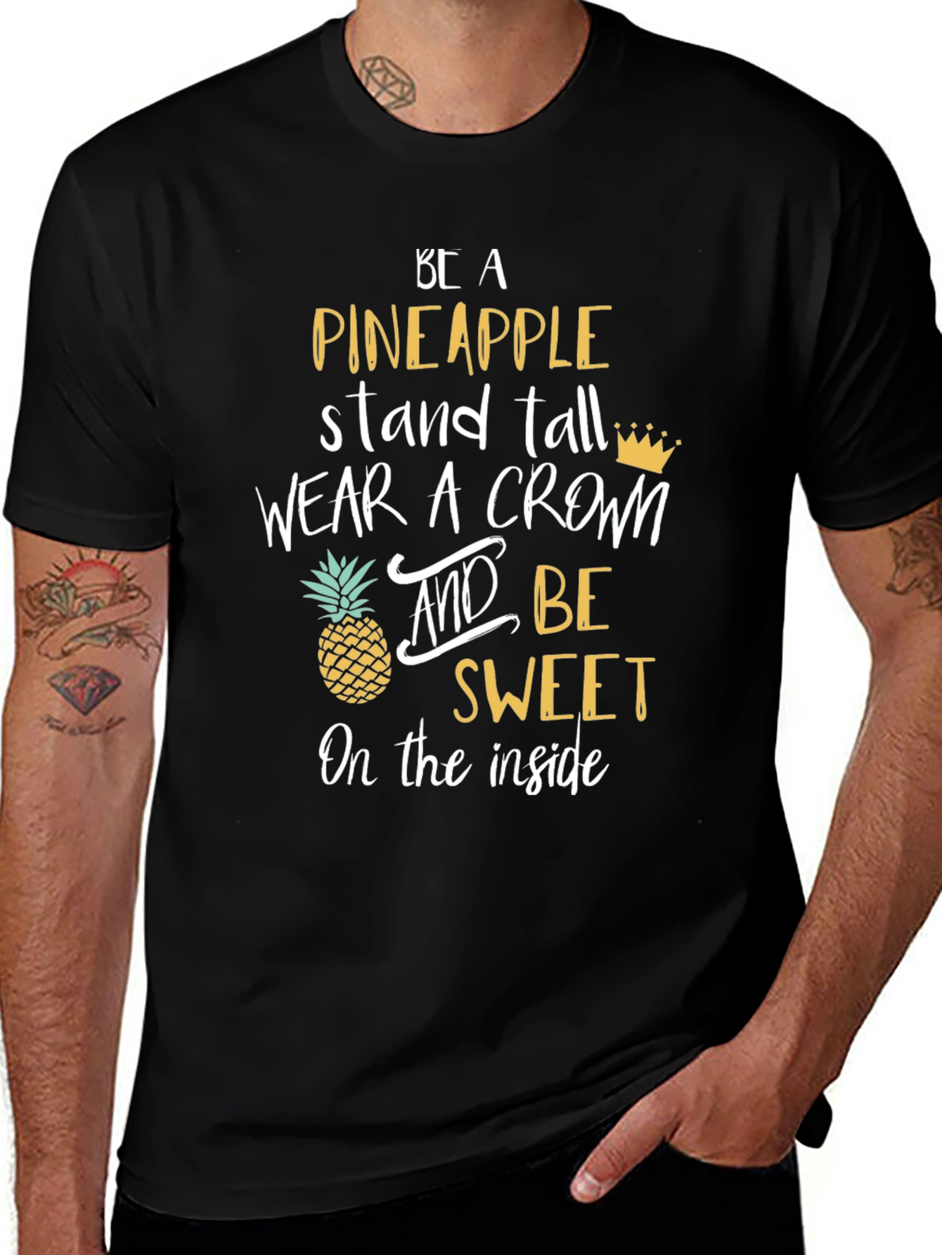 Be a Pineapple Graphic Tee - Stand Tall