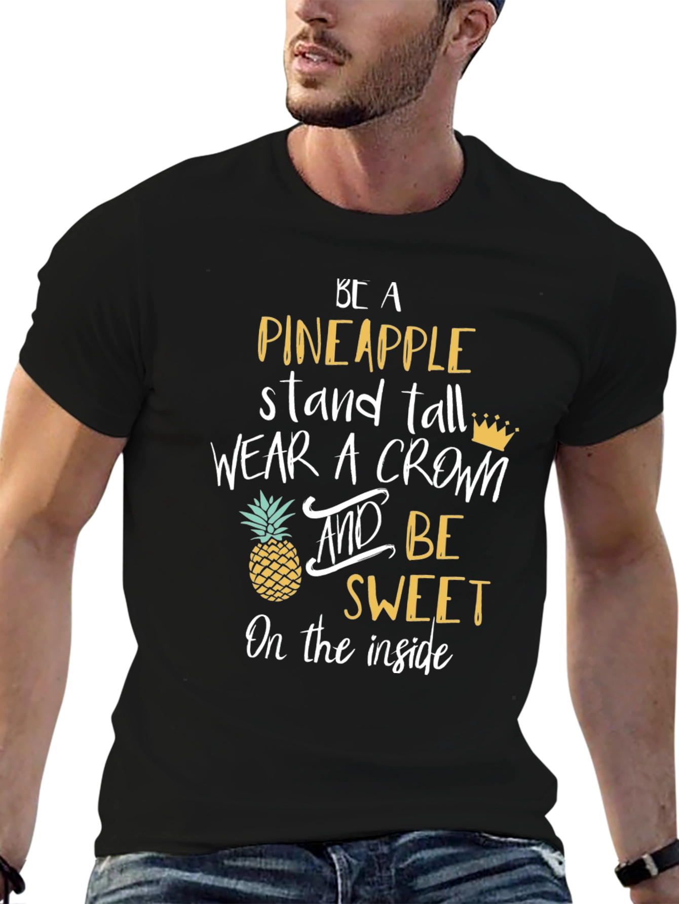 Be a Pineapple Graphic Tee - Stand Tall