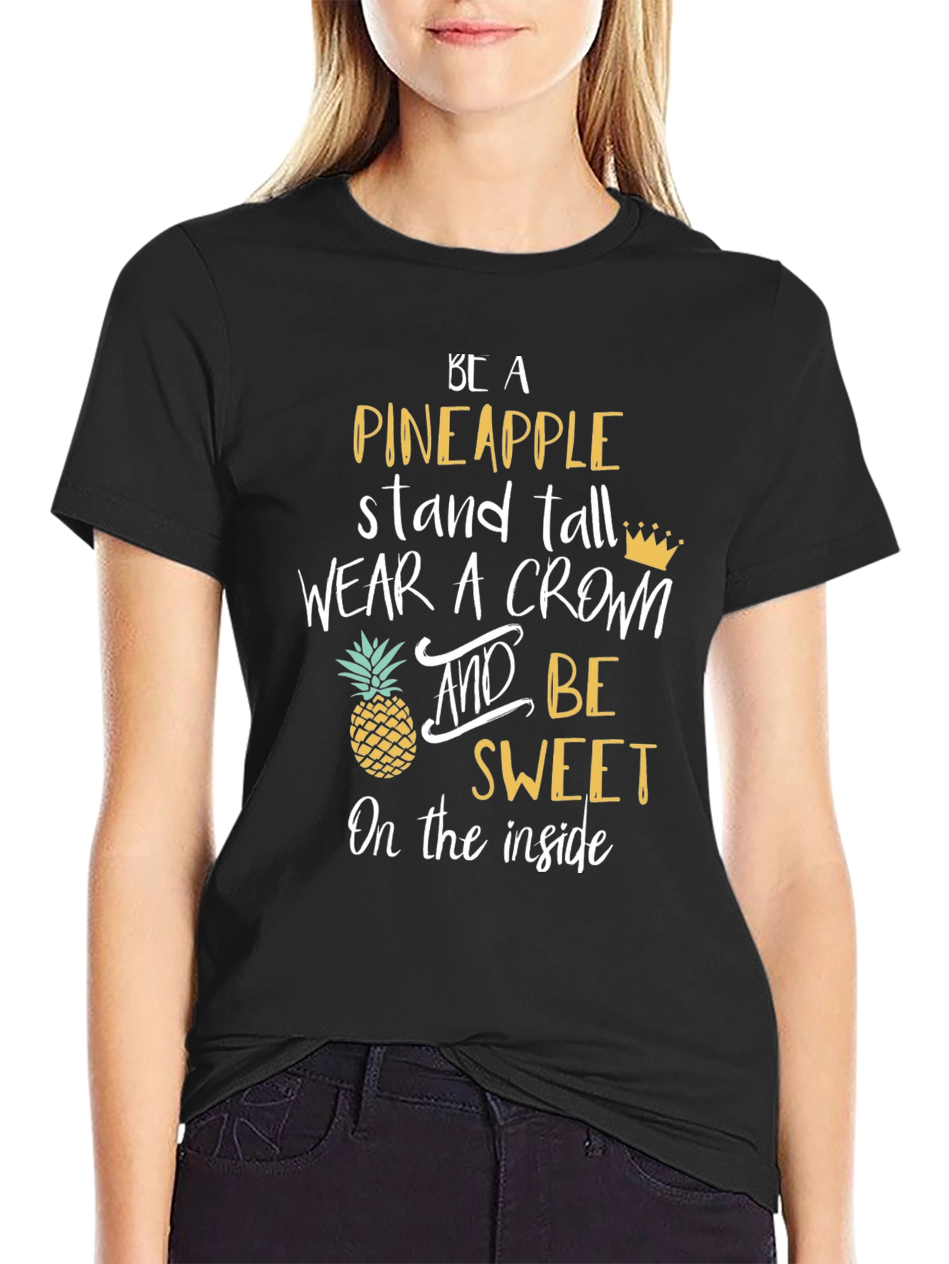 Be a Pineapple Graphic Tee - Stand Tall